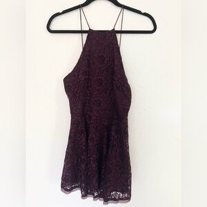 Urban outfitters Kimchi blue lace burgundy dress